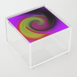 Colorful Twirl 05 Acrylic Box