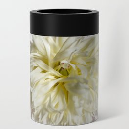 Yellow Peony Flower Can Cooler