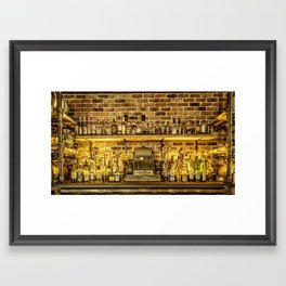 The Prohibition Bar, Savannah, Georgia Framed Art Print