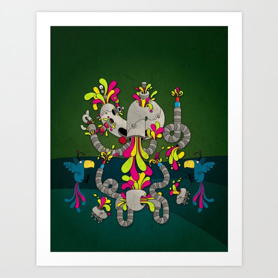 No more pills Art Print