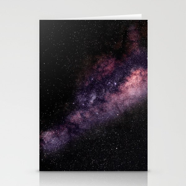 Cosmic Star Galaxy, Purple Milky Way  Stationery Cards