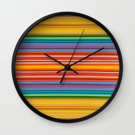 "Mango Tango"  Op art Wall Clock