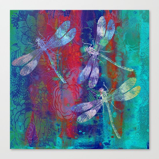 A Dragonflies QP Canvas Print