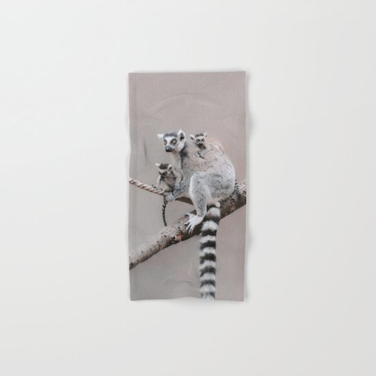 LEMURS by Monika Strigel Hand & Bath Towel
