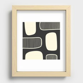 Minimalism stone composition 5 Recessed Framed Print