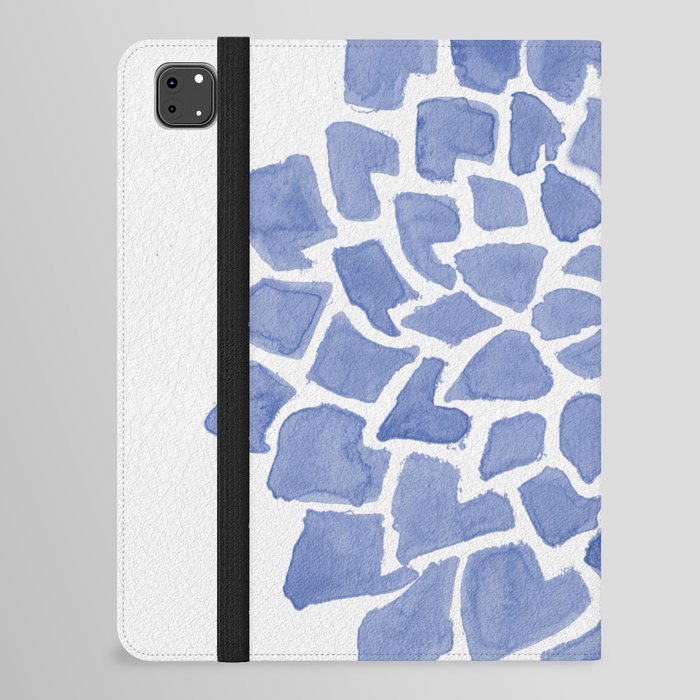 Dahlia Burst Navy iPad Folio Case