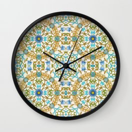 William Morris Arts & Crafts Pattern #15 Wall Clock