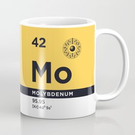 Periodic Element B - 42 Molybdenum Mo Coffee Mug