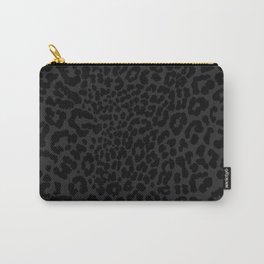 Goth Black Leopard Animal Print Carry-All Pouch