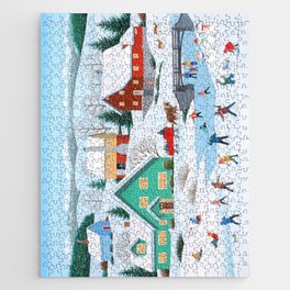 Snowball Fight Jigsaw Puzzle