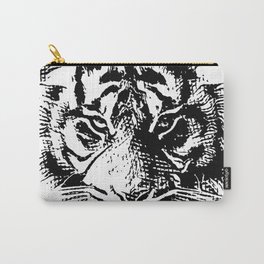 Engraving Tiger Carry-All Pouch