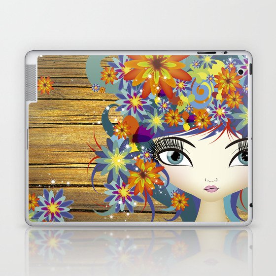 Flowery Laptop & iPad Skin