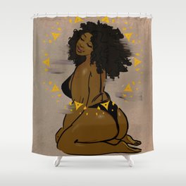 goddess body Shower Curtain