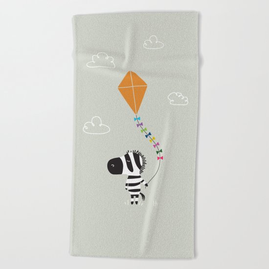 The Happy Childhood Beach Towel