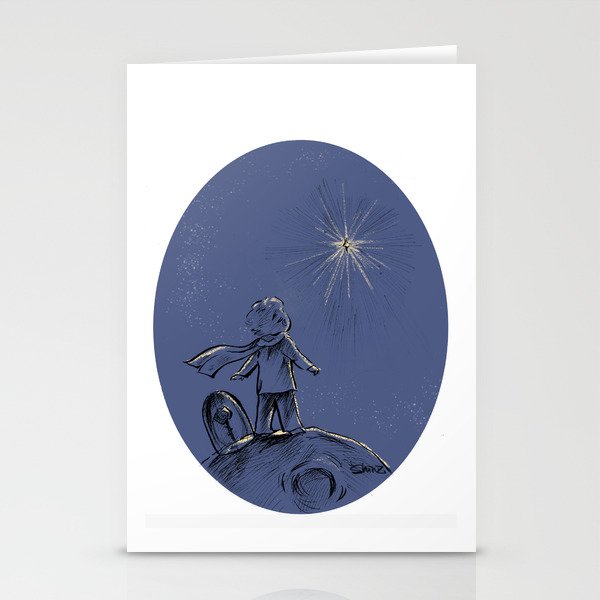 Little Prince "What is essential is invisible to the eye." Stationery Cards