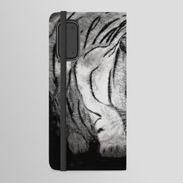 Tiger Gaze Art Print Android Wallet Case