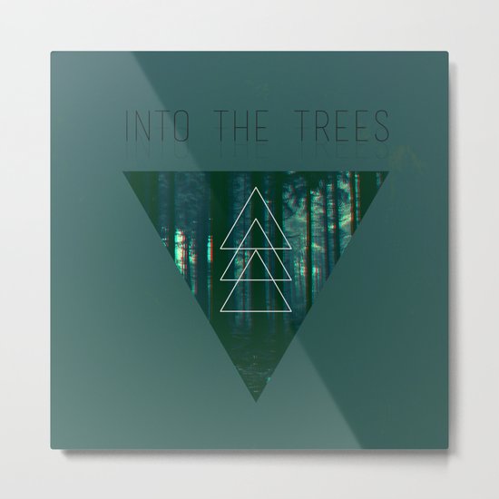 Into The Trees Metal Print