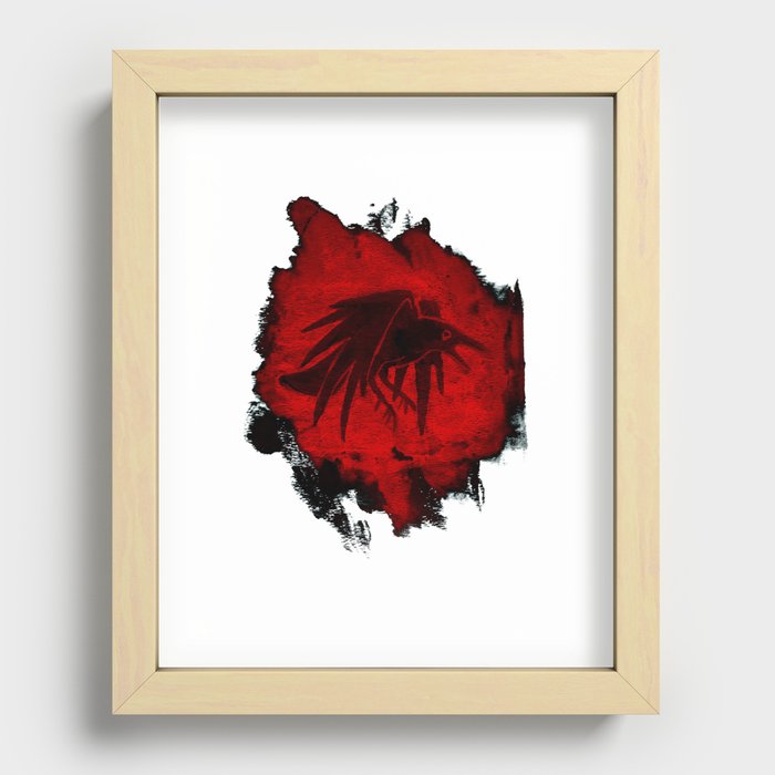A Murder of Crow Recessed Framed Print