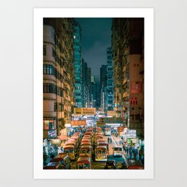 Mong Kok, Hong Kong Art Print