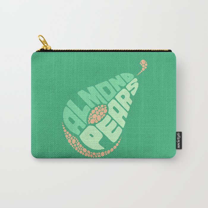 Almond Pears Carry-All Pouch