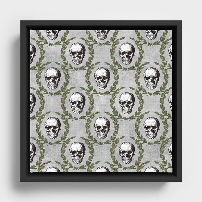Gothic Design Pattern Framed Canvas