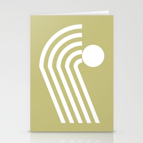 Arch line circle 9 Stationery Cards