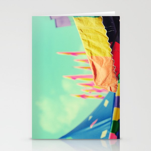 Carnival canvas colors Stationery Cards