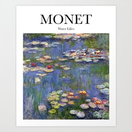 Monet - Water Lilies Art Print