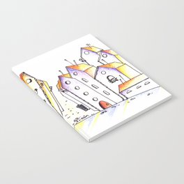 Houses Illustration Notebook