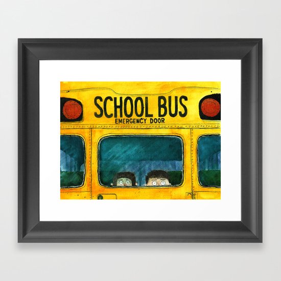 The Coast Was Clear Framed Art Print