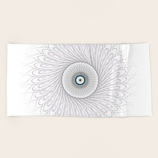 Mandala Beach Towel