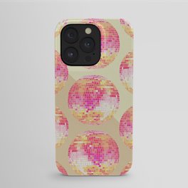Disco Ball – Pink Ombré iPhone Case