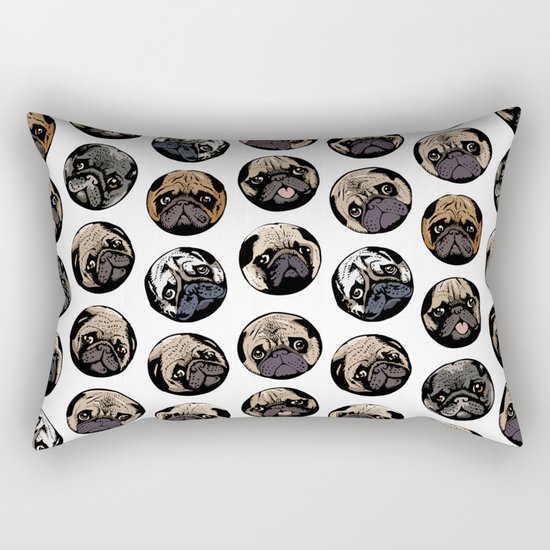 Pugka Dot Rectangular Pillow