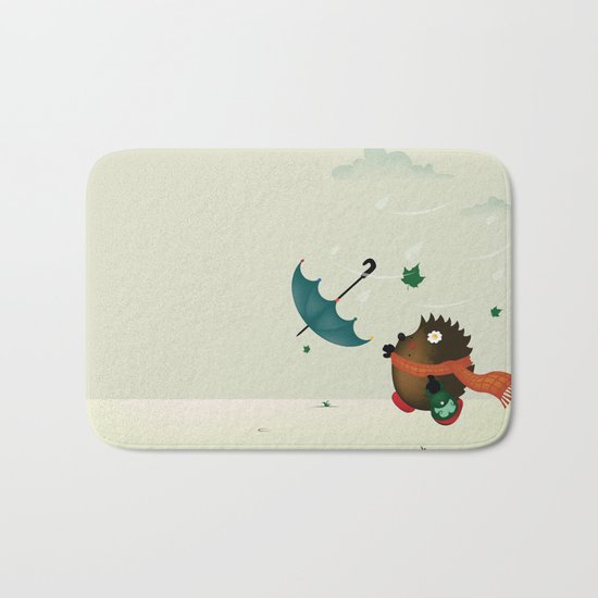 Windy day Bath Mat