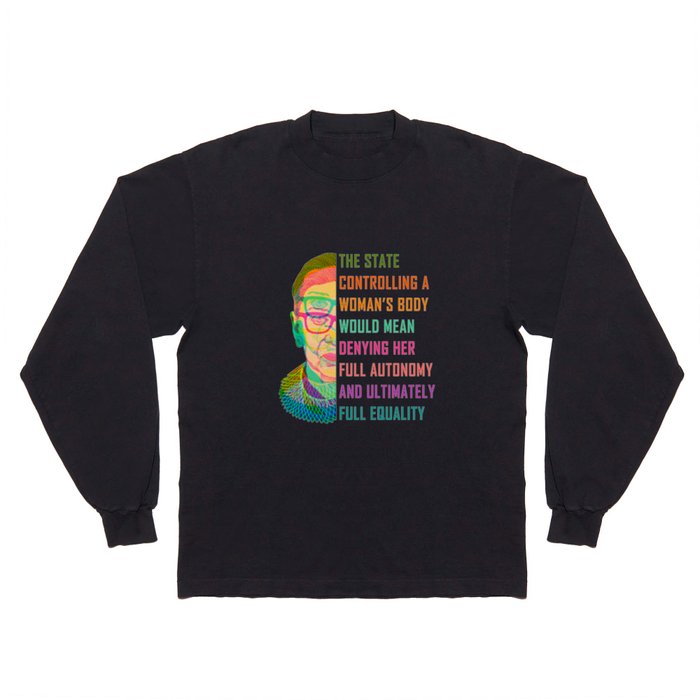 A Woman's Body is Full Equality Long Sleeve T Shirt