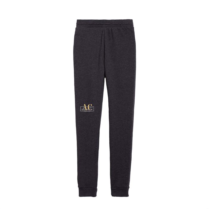 Arenita Creations Gold and Black Kids Joggers