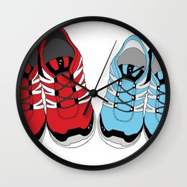 Sporty Shoe Love Wall Clock