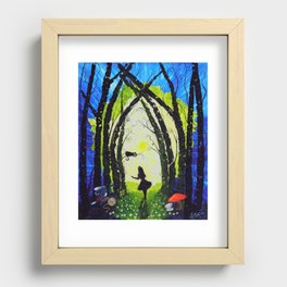 Alice in Shadows Recessed Framed Print