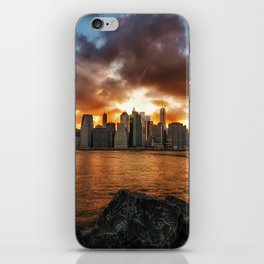 Manhattan Sunset iPhone Skin