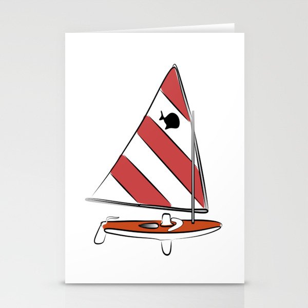 Sunfish Solo Stationery Cards
