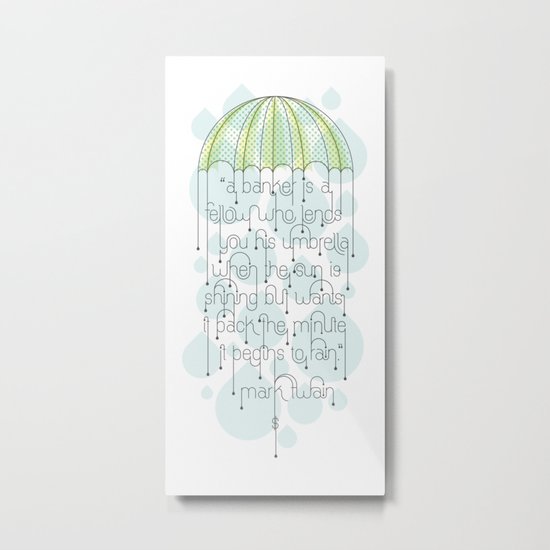 Umbrella Metal Print