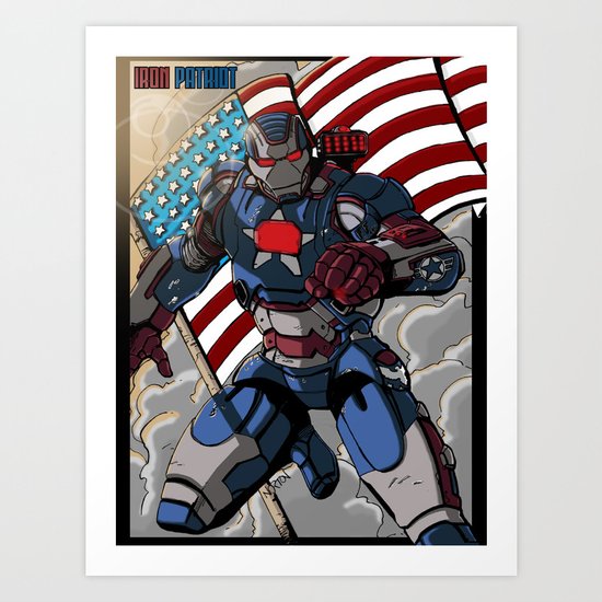 Iron Patriot Art Print