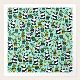 Panda Illustration Art Prints For Any Decor Style Society6