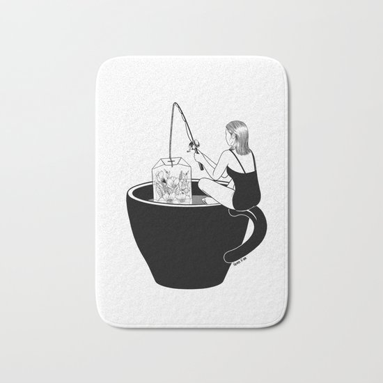 Laid-Back Time Bath Mat