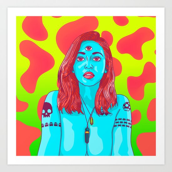A HIGHER STATE OF CONSCIOUSNESS Art Print