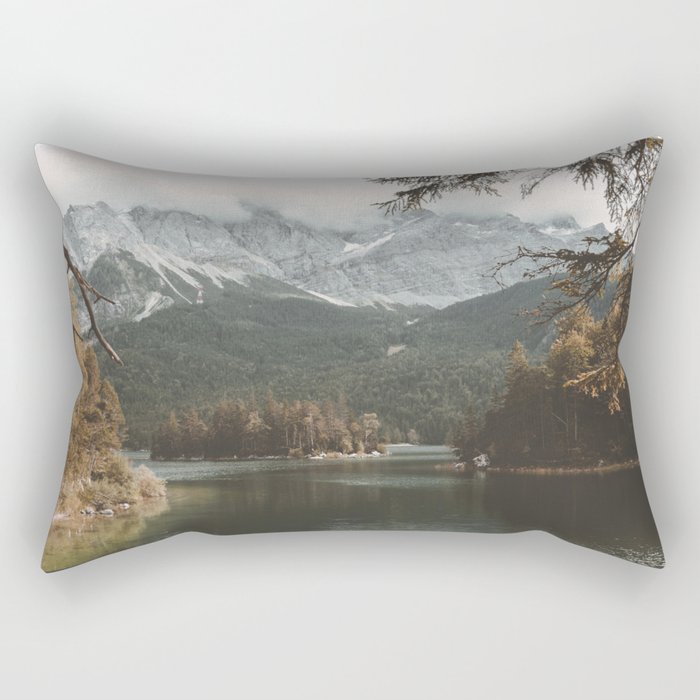 Eibsee - Landscape Photography Rectangular Pillow