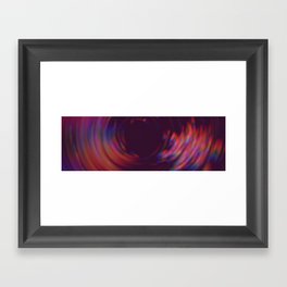 Colorful blur bokeh Framed Art Print