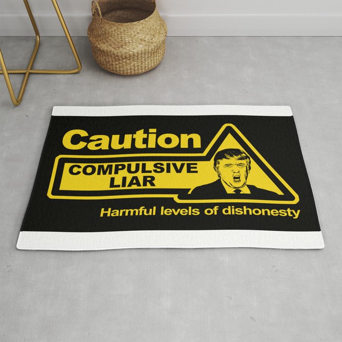 Caution - Trump Lies Rug