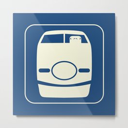 Shinkansen Metal Print | Graphic Design, Digital, Illustration, Vector 