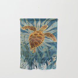 Endangered Hawksbill Turtle Wall Hanging